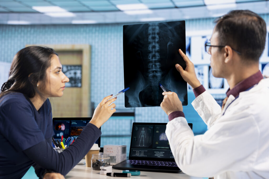 indian healthcare professional sharing medical expertise with patient in office